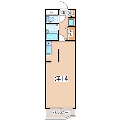 郡山駅 徒歩31分 5階の物件間取画像